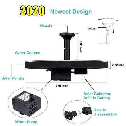 Solar Floating Fountain